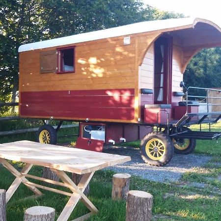 Veritable Roulotte Hippomobile "La Bailleul" Mentheville 외부 사진