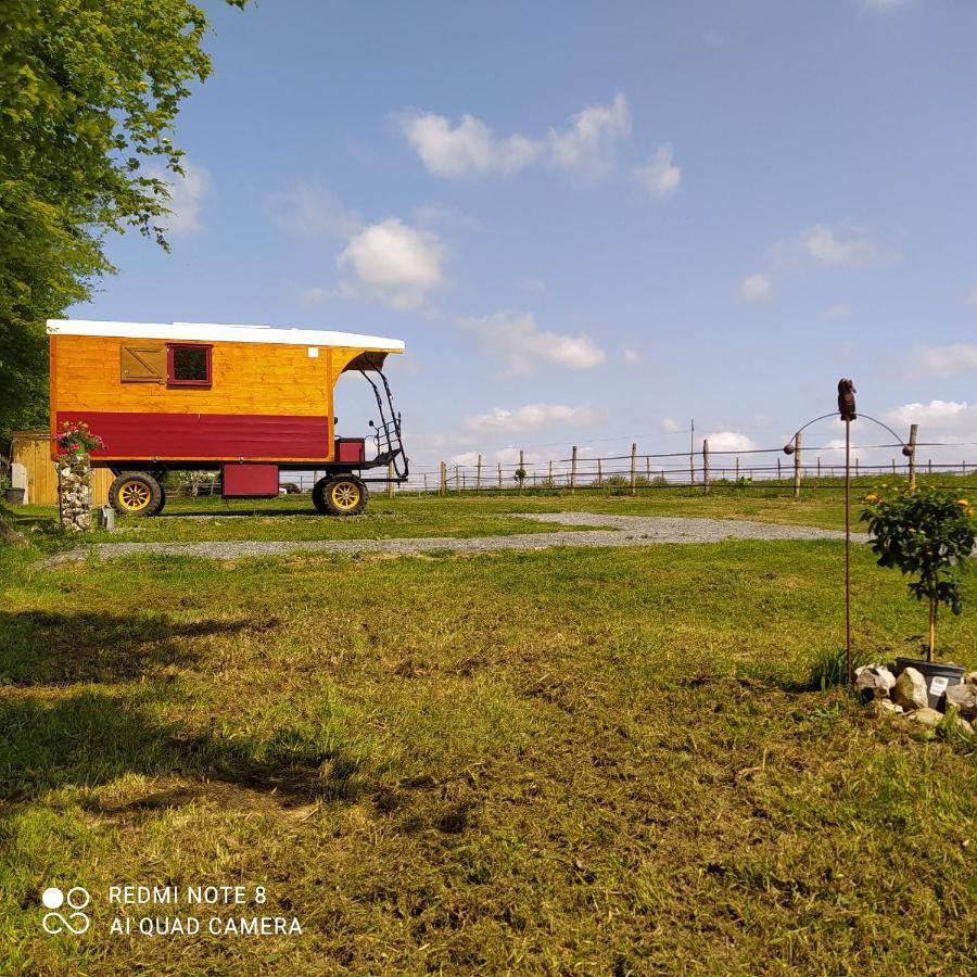Veritable Roulotte Hippomobile "La Bailleul" Mentheville 외부 사진